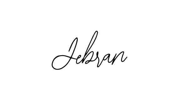 Design your own signature with our free online signature maker. With this signature software, you can create a handwritten (Bearetta-2O07w) signature for name Jebran. Jebran signature style 12 images and pictures png