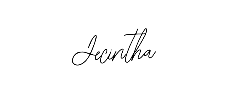 The best way (Bearetta-2O07w) to make a short signature is to pick only two or three words in your name. The name Jecintha include a total of six letters. For converting this name. Jecintha signature style 12 images and pictures png