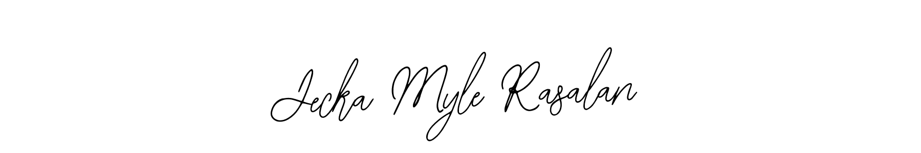 This is the best signature style for the Jecka Myle Rasalan name. Also you like these signature font (Bearetta-2O07w). Mix name signature. Jecka Myle Rasalan signature style 12 images and pictures png
