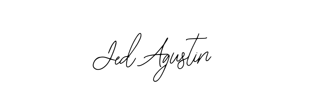 if you are searching for the best signature style for your name Jed Agustin. so please give up your signature search. here we have designed multiple signature styles  using Bearetta-2O07w. Jed Agustin signature style 12 images and pictures png