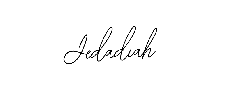Make a beautiful signature design for name Jedadiah. With this signature (Bearetta-2O07w) style, you can create a handwritten signature for free. Jedadiah signature style 12 images and pictures png