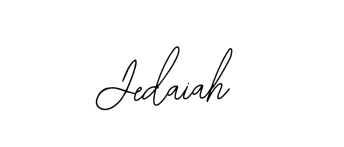 How to make Jedaiah name signature. Use Bearetta-2O07w style for creating short signs online. This is the latest handwritten sign. Jedaiah signature style 12 images and pictures png