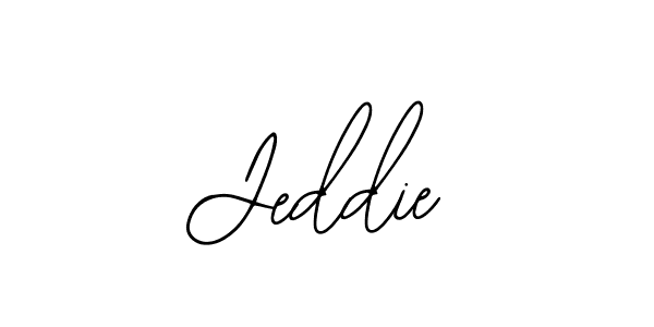 The best way (Bearetta-2O07w) to make a short signature is to pick only two or three words in your name. The name Jeddie include a total of six letters. For converting this name. Jeddie signature style 12 images and pictures png