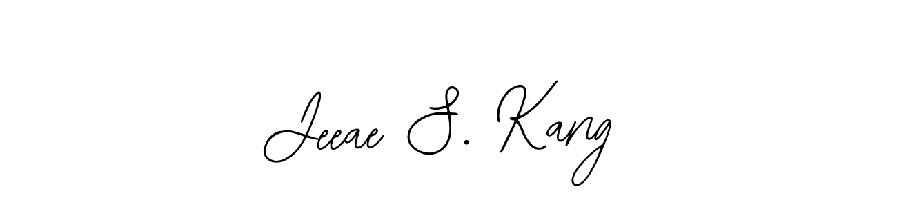 Create a beautiful signature design for name Jeeae S. Kang. With this signature (Bearetta-2O07w) fonts, you can make a handwritten signature for free. Jeeae S. Kang signature style 12 images and pictures png