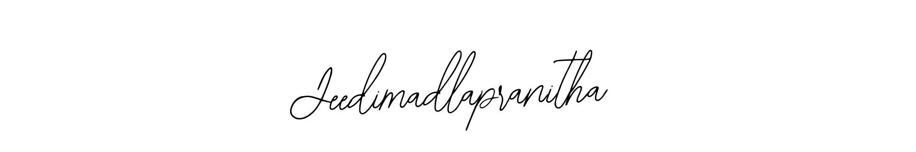 Also You can easily find your signature by using the search form. We will create Jeedimadlapranitha name handwritten signature images for you free of cost using Bearetta-2O07w sign style. Jeedimadlapranitha signature style 12 images and pictures png