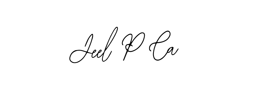 Similarly Bearetta-2O07w is the best handwritten signature design. Signature creator online .You can use it as an online autograph creator for name Jeel P Ca. Jeel P Ca signature style 12 images and pictures png