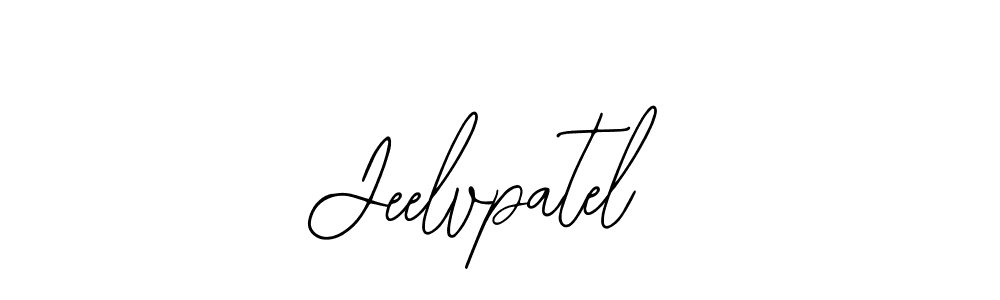 Use a signature maker to create a handwritten signature online. With this signature software, you can design (Bearetta-2O07w) your own signature for name Jeelvpatel. Jeelvpatel signature style 12 images and pictures png