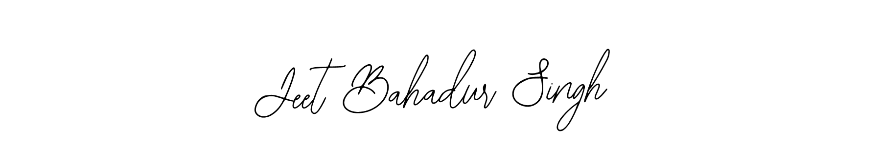 Create a beautiful signature design for name Jeet Bahadur Singh. With this signature (Bearetta-2O07w) fonts, you can make a handwritten signature for free. Jeet Bahadur Singh signature style 12 images and pictures png