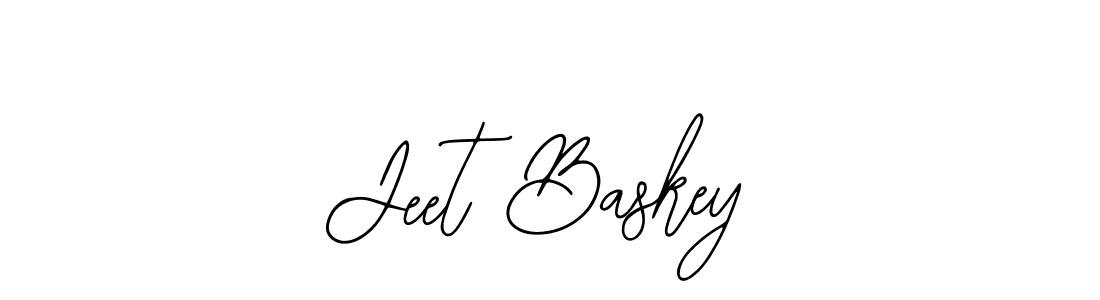 Use a signature maker to create a handwritten signature online. With this signature software, you can design (Bearetta-2O07w) your own signature for name Jeet Baskey. Jeet Baskey signature style 12 images and pictures png