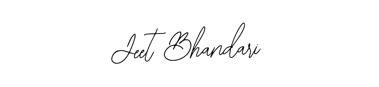 You can use this online signature creator to create a handwritten signature for the name Jeet Bhandari. This is the best online autograph maker. Jeet Bhandari signature style 12 images and pictures png