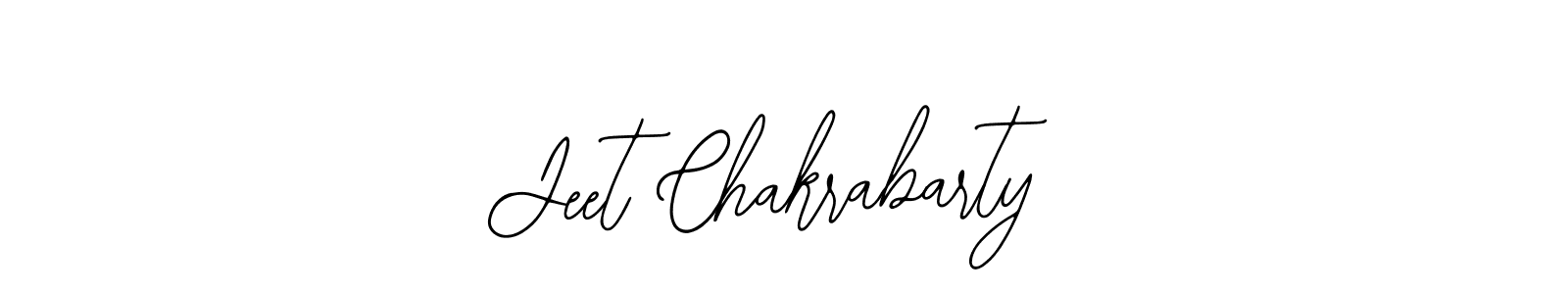 How to make Jeet Chakrabarty name signature. Use Bearetta-2O07w style for creating short signs online. This is the latest handwritten sign. Jeet Chakrabarty signature style 12 images and pictures png