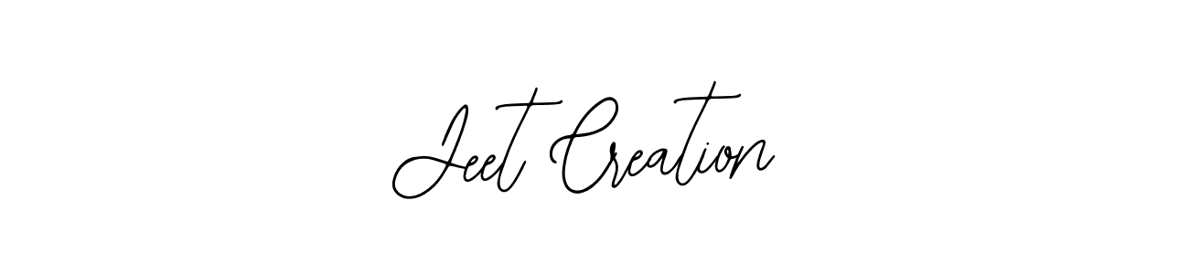 How to make Jeet Creation signature? Bearetta-2O07w is a professional autograph style. Create handwritten signature for Jeet Creation name. Jeet Creation signature style 12 images and pictures png