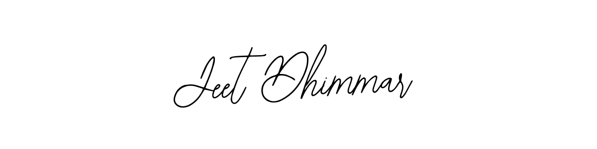 Make a beautiful signature design for name Jeet Dhimmar. With this signature (Bearetta-2O07w) style, you can create a handwritten signature for free. Jeet Dhimmar signature style 12 images and pictures png