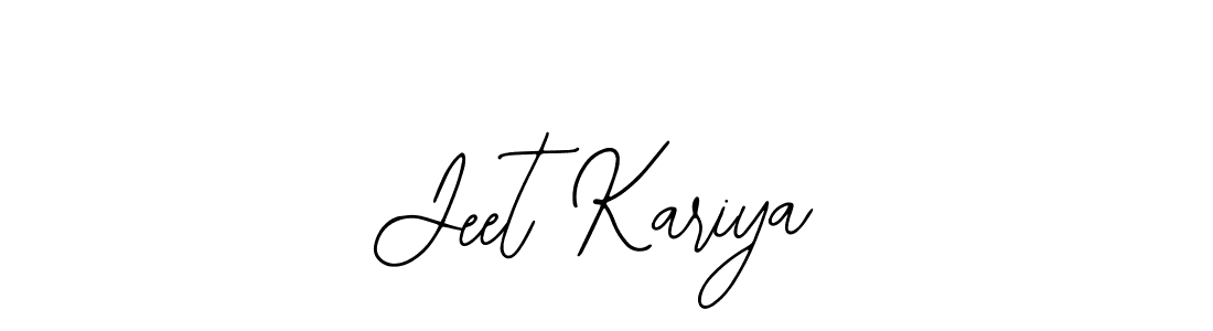 Create a beautiful signature design for name Jeet Kariya. With this signature (Bearetta-2O07w) fonts, you can make a handwritten signature for free. Jeet Kariya signature style 12 images and pictures png