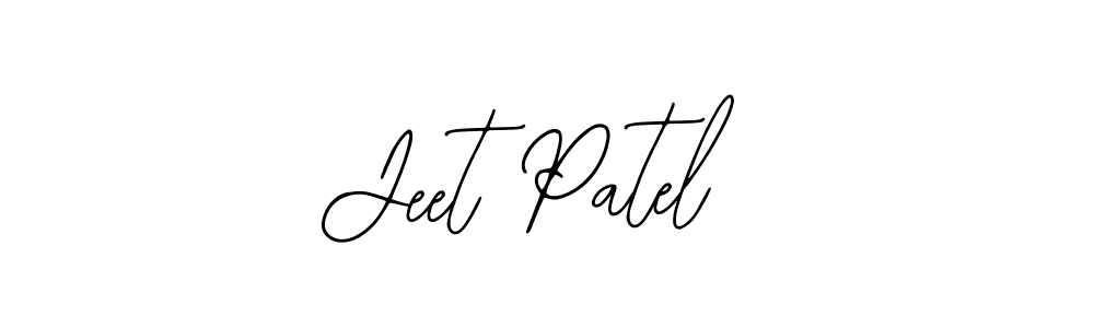 Similarly Bearetta-2O07w is the best handwritten signature design. Signature creator online .You can use it as an online autograph creator for name Jeet Patel. Jeet Patel signature style 12 images and pictures png