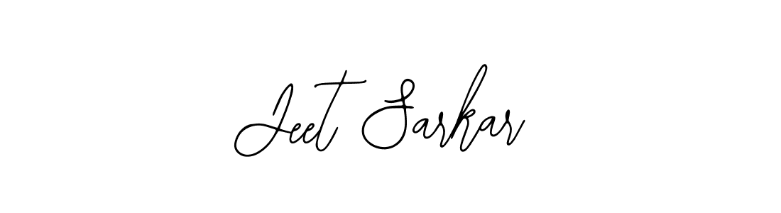 You should practise on your own different ways (Bearetta-2O07w) to write your name (Jeet Sarkar) in signature. don't let someone else do it for you. Jeet Sarkar signature style 12 images and pictures png