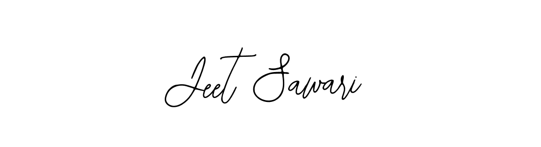 Use a signature maker to create a handwritten signature online. With this signature software, you can design (Bearetta-2O07w) your own signature for name Jeet Sawari. Jeet Sawari signature style 12 images and pictures png