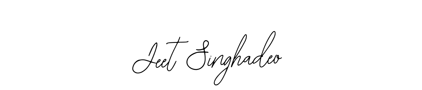 This is the best signature style for the Jeet Singhadeo name. Also you like these signature font (Bearetta-2O07w). Mix name signature. Jeet Singhadeo signature style 12 images and pictures png