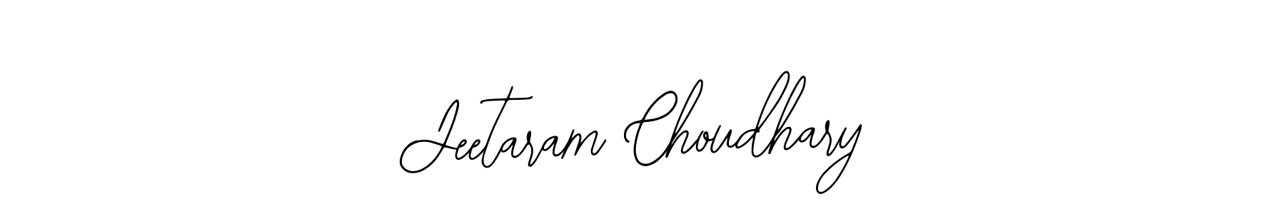 Also we have Jeetaram Choudhary name is the best signature style. Create professional handwritten signature collection using Bearetta-2O07w autograph style. Jeetaram Choudhary signature style 12 images and pictures png