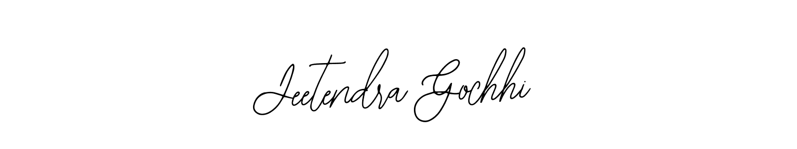 Create a beautiful signature design for name Jeetendra Gochhi. With this signature (Bearetta-2O07w) fonts, you can make a handwritten signature for free. Jeetendra Gochhi signature style 12 images and pictures png