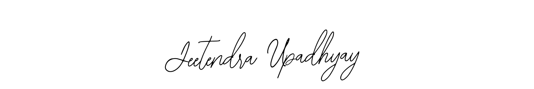 How to make Jeetendra Upadhyay name signature. Use Bearetta-2O07w style for creating short signs online. This is the latest handwritten sign. Jeetendra Upadhyay signature style 12 images and pictures png