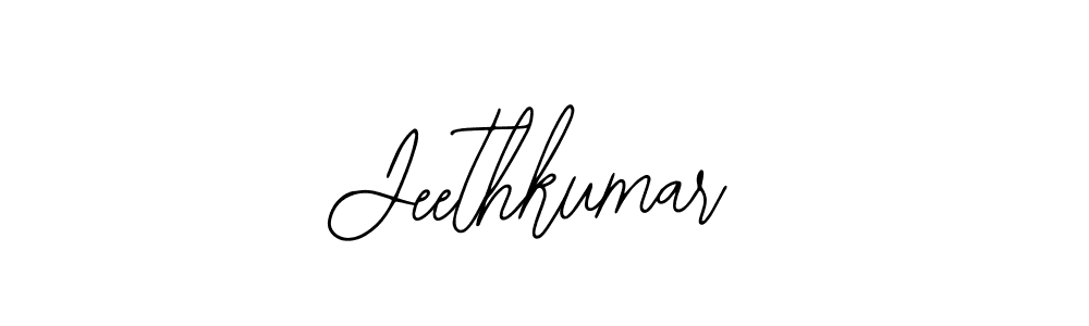 Similarly Bearetta-2O07w is the best handwritten signature design. Signature creator online .You can use it as an online autograph creator for name Jeethkumar. Jeethkumar signature style 12 images and pictures png