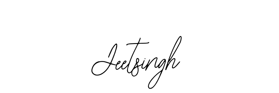 How to make Jeetsingh name signature. Use Bearetta-2O07w style for creating short signs online. This is the latest handwritten sign. Jeetsingh signature style 12 images and pictures png