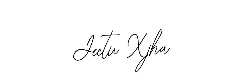 Similarly Bearetta-2O07w is the best handwritten signature design. Signature creator online .You can use it as an online autograph creator for name Jeetu Xjha. Jeetu Xjha signature style 12 images and pictures png
