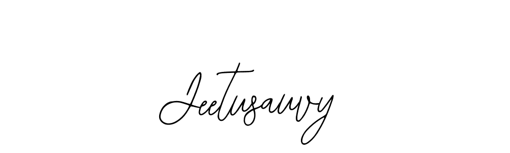 You should practise on your own different ways (Bearetta-2O07w) to write your name (Jeetusauvy) in signature. don't let someone else do it for you. Jeetusauvy signature style 12 images and pictures png