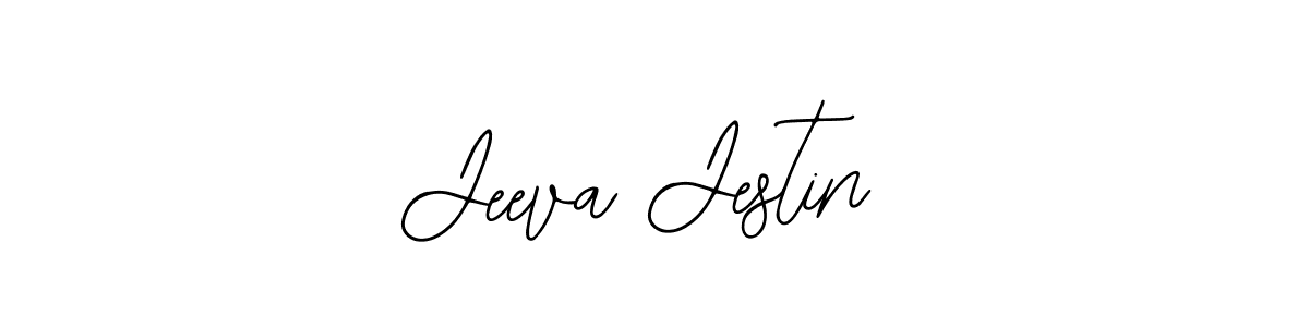 How to make Jeeva Jestin signature? Bearetta-2O07w is a professional autograph style. Create handwritten signature for Jeeva Jestin name. Jeeva Jestin signature style 12 images and pictures png