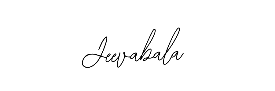 if you are searching for the best signature style for your name Jeevabala. so please give up your signature search. here we have designed multiple signature styles  using Bearetta-2O07w. Jeevabala signature style 12 images and pictures png