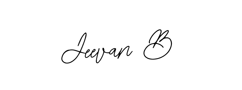 Also You can easily find your signature by using the search form. We will create Jeevan B name handwritten signature images for you free of cost using Bearetta-2O07w sign style. Jeevan B signature style 12 images and pictures png