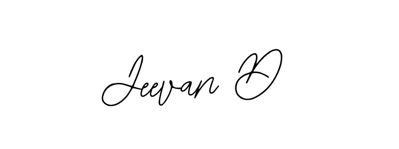 Use a signature maker to create a handwritten signature online. With this signature software, you can design (Bearetta-2O07w) your own signature for name Jeevan D. Jeevan D signature style 12 images and pictures png