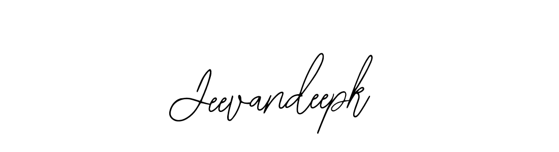 How to make Jeevandeepk name signature. Use Bearetta-2O07w style for creating short signs online. This is the latest handwritten sign. Jeevandeepk signature style 12 images and pictures png