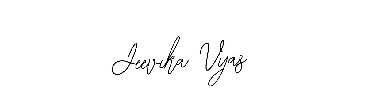 Jeevika Vyas stylish signature style. Best Handwritten Sign (Bearetta-2O07w) for my name. Handwritten Signature Collection Ideas for my name Jeevika Vyas. Jeevika Vyas signature style 12 images and pictures png