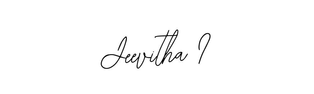 Make a short Jeevitha I signature style. Manage your documents anywhere anytime using Bearetta-2O07w. Create and add eSignatures, submit forms, share and send files easily. Jeevitha I signature style 12 images and pictures png