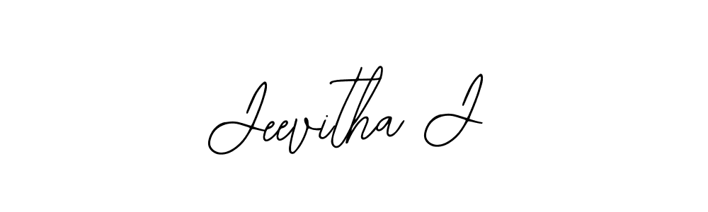 Similarly Bearetta-2O07w is the best handwritten signature design. Signature creator online .You can use it as an online autograph creator for name Jeevitha J. Jeevitha J signature style 12 images and pictures png