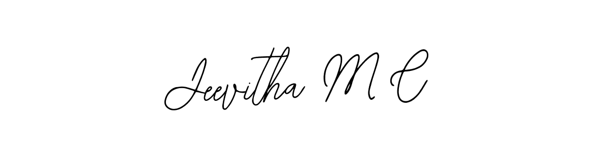 Make a beautiful signature design for name Jeevitha M C. Use this online signature maker to create a handwritten signature for free. Jeevitha M C signature style 12 images and pictures png