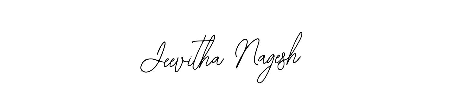 This is the best signature style for the Jeevitha Nagesh name. Also you like these signature font (Bearetta-2O07w). Mix name signature. Jeevitha Nagesh signature style 12 images and pictures png