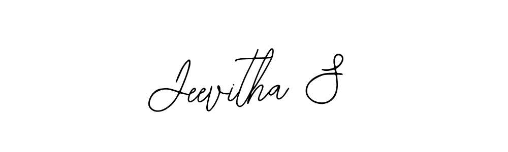 Make a beautiful signature design for name Jeevitha S. With this signature (Bearetta-2O07w) style, you can create a handwritten signature for free. Jeevitha S signature style 12 images and pictures png