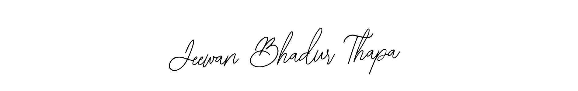 Similarly Bearetta-2O07w is the best handwritten signature design. Signature creator online .You can use it as an online autograph creator for name Jeewan Bhadur Thapa. Jeewan Bhadur Thapa signature style 12 images and pictures png