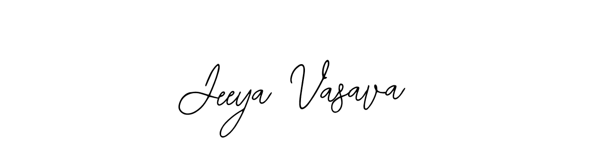 Also we have Jeeya Vasava name is the best signature style. Create professional handwritten signature collection using Bearetta-2O07w autograph style. Jeeya Vasava signature style 12 images and pictures png
