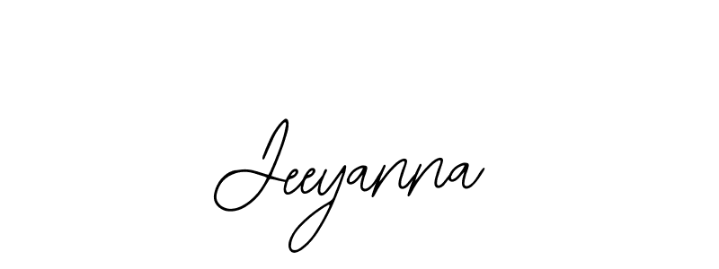 How to make Jeeyanna name signature. Use Bearetta-2O07w style for creating short signs online. This is the latest handwritten sign. Jeeyanna signature style 12 images and pictures png