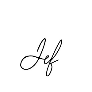 You should practise on your own different ways (Bearetta-2O07w) to write your name (Jef) in signature. don't let someone else do it for you. Jef signature style 12 images and pictures png