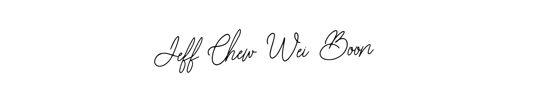 if you are searching for the best signature style for your name Jeff Chew Wei Boon. so please give up your signature search. here we have designed multiple signature styles  using Bearetta-2O07w. Jeff Chew Wei Boon signature style 12 images and pictures png
