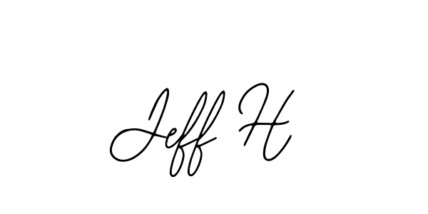 Similarly Bearetta-2O07w is the best handwritten signature design. Signature creator online .You can use it as an online autograph creator for name Jeff H. Jeff H signature style 12 images and pictures png