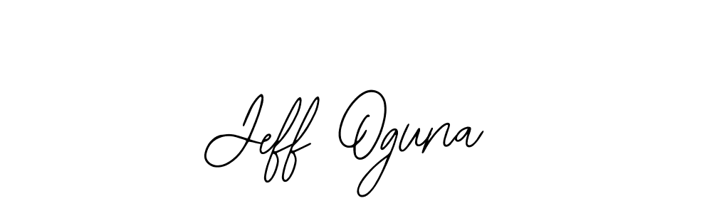 Bearetta-2O07w is a professional signature style that is perfect for those who want to add a touch of class to their signature. It is also a great choice for those who want to make their signature more unique. Get Jeff Oguna name to fancy signature for free. Jeff Oguna signature style 12 images and pictures png