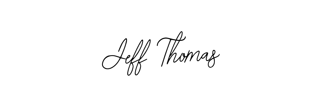 Design your own signature with our free online signature maker. With this signature software, you can create a handwritten (Bearetta-2O07w) signature for name Jeff Thomas. Jeff Thomas signature style 12 images and pictures png