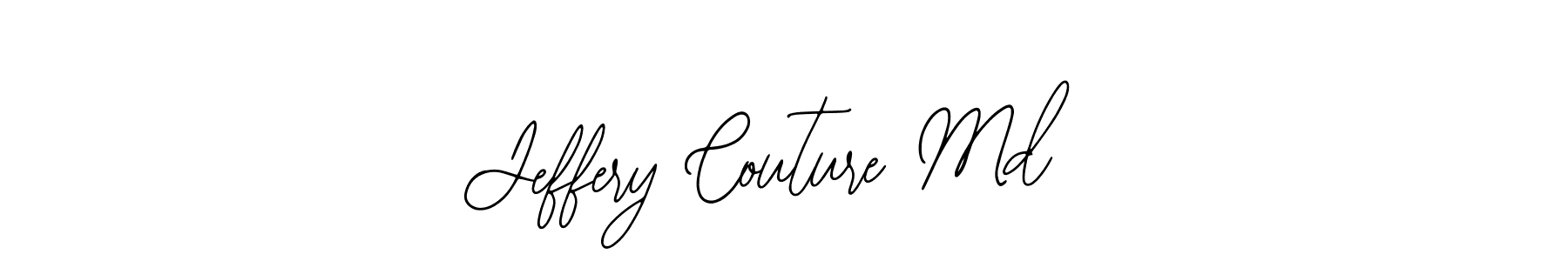 Use a signature maker to create a handwritten signature online. With this signature software, you can design (Bearetta-2O07w) your own signature for name Jeffery Couture Md. Jeffery Couture Md signature style 12 images and pictures png