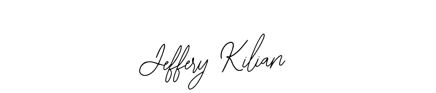 How to make Jeffery Kilian name signature. Use Bearetta-2O07w style for creating short signs online. This is the latest handwritten sign. Jeffery Kilian signature style 12 images and pictures png